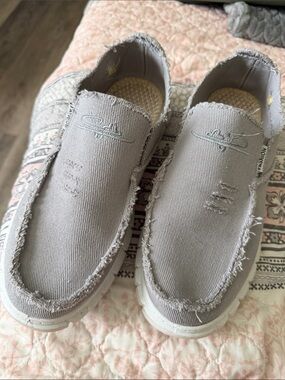 Casual Slip-On Women’s Shoes in Light Gray by Fashion